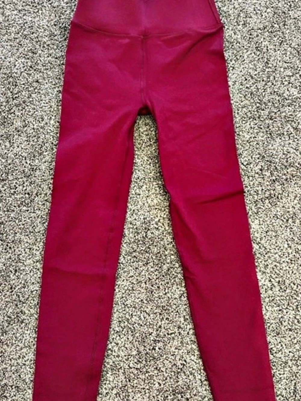 Fabletics SculptKnit Leggings in (dark) red Like New